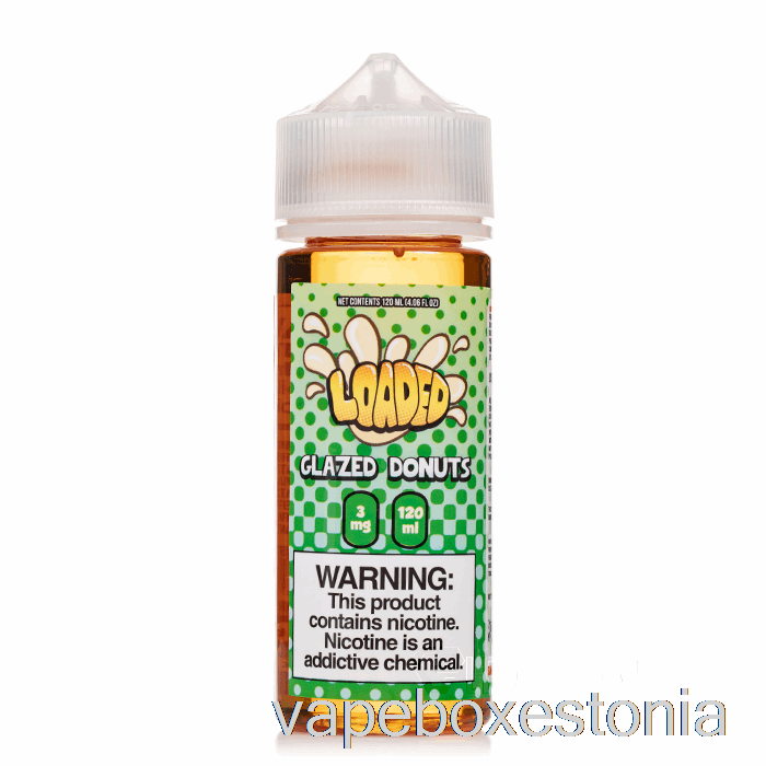 Vape Box Estonia Glasuuritud Sõõrik - Laetud E-vedelik - Halastamatu - 120ml 3mg